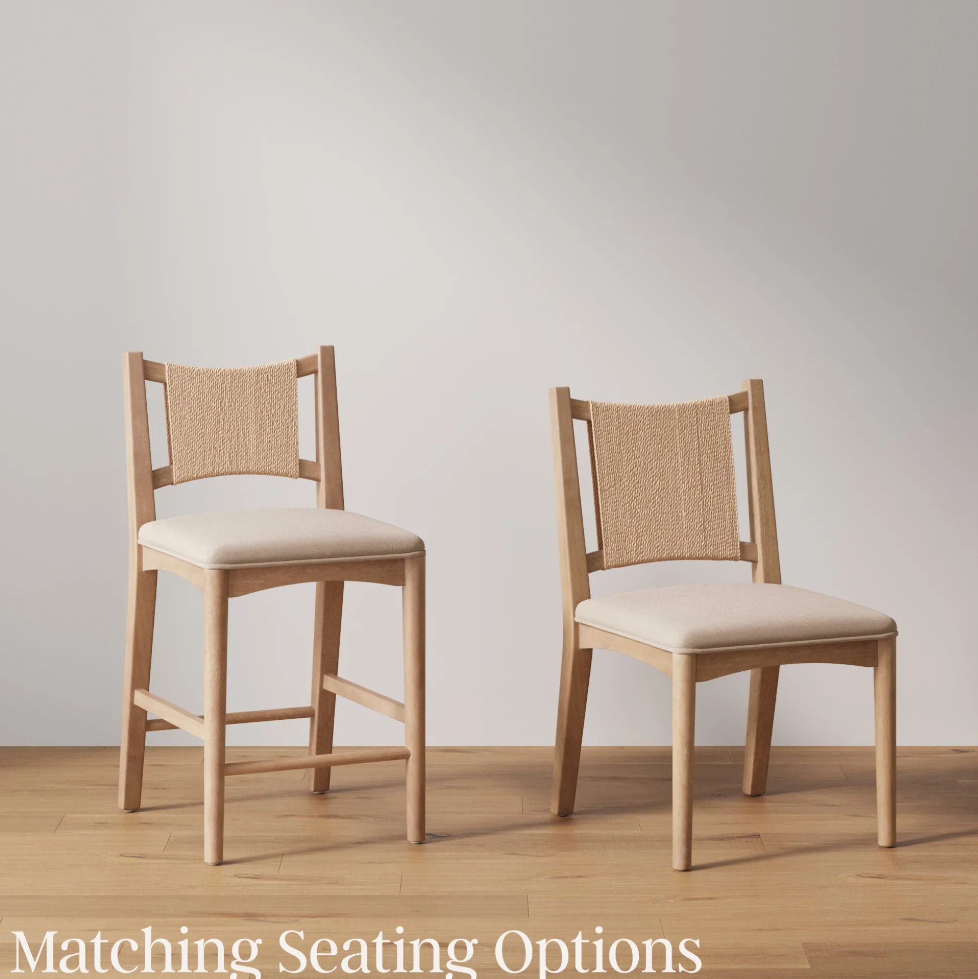 Arched Back Seagrass Dining Chair Light Brown (Set of 4)