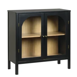 Arched Glass Door TV Console for TVs up to 65