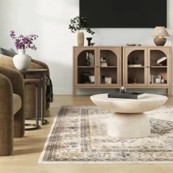Arched Glass Door TV Console for TVs up to 65