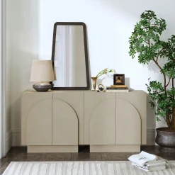 Arched TV Console Cabinet for TVs up to 65
