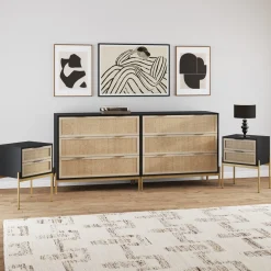 Bedroom Set Two Dressers & Two Nightstands