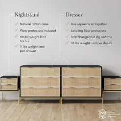Bedroom Set Two Dressers & Two Nightstands