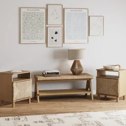 Boho Bedroom Set Light Brown