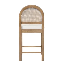 Boucle Bar Stools Light Brown (Set of 4)