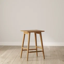 Boucle Counter Height Bar Stools Brown (Set of 4)