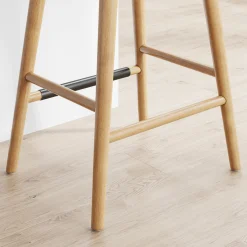 Cushioned Counter Height Bar Stools Warm Pine (Set of 3)