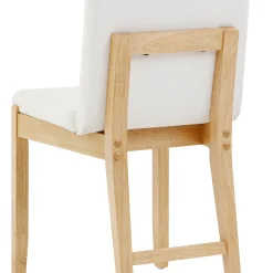Exposed Back Dining Chair Brushed Warm Pine
