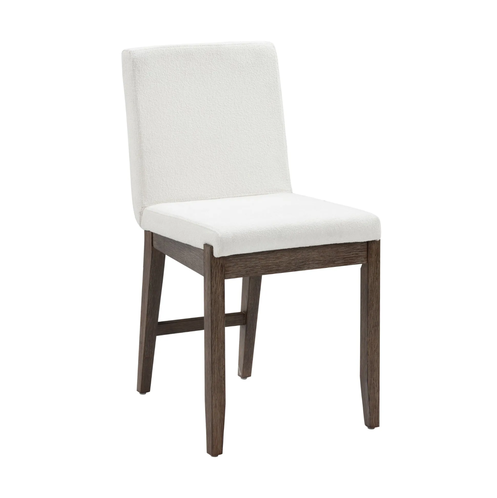 Exposed Back Dining Chairs Dark Brown (Set of 2)