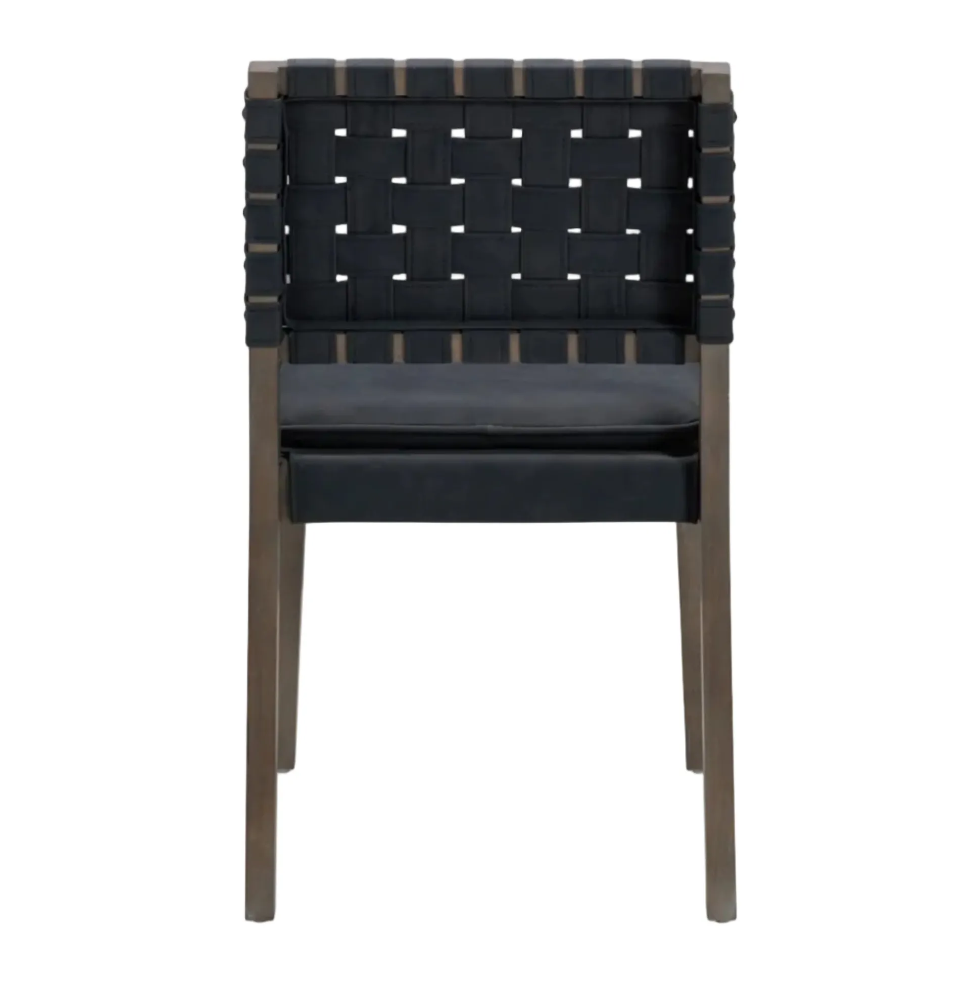Faux Leather Dining Chairs Black (Set of 2)
