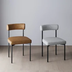 Faux Leather Modern Dining Chairs (Set of 6)
