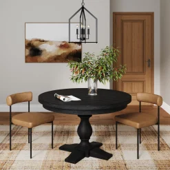 Faux Leather Modern Dining Chair (Set of 2)