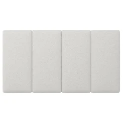 King Wall Mounted Headboard 4 Panel Boucle
