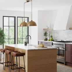 Metal Hanging Ceiling Pendant Light Brass