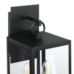 Metal Lantern Outdoor Wall Lights (Set of 2)