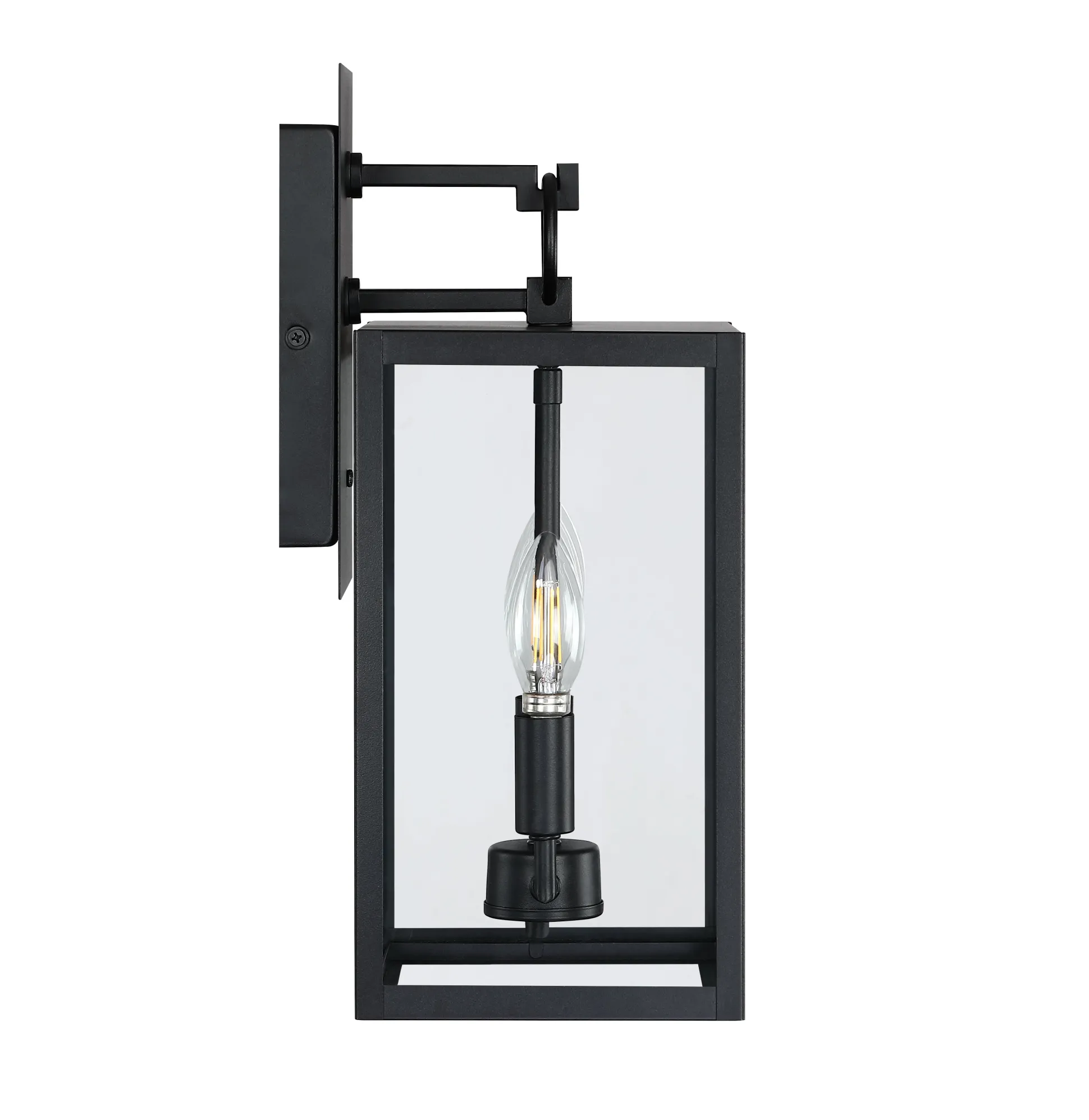 Metal Lantern Outdoor Wall Lights (Set of 2)