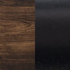 Metal 5-Shelf Arched Bookshelves Black (Set of 4)