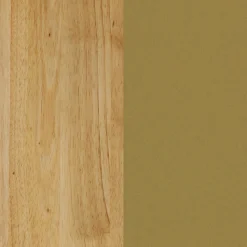Mid-Century Fluted 3-Drawer Dressers Warm Pine (Set of 2)