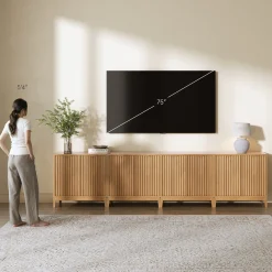 Mid-Century Fluted for TVs up to 100