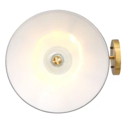 Mid-Century Modern Metal Vintaged Brass Wall Sconce