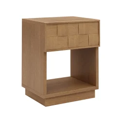 Mid Century Modern Nightstand with 1 Drawer