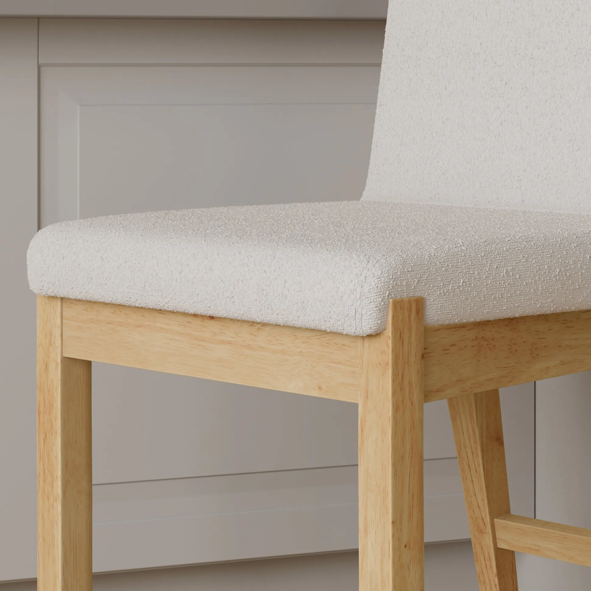 Modern Exposed Back Dining Chair (Set of 6)