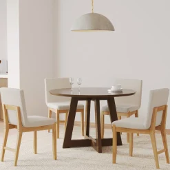 Modern Exposed Back Dining Chair (Set of 4)