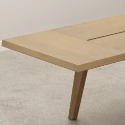 Modern Farmhouse Mango Wood Table Extension Light Brown