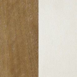 Modern Wood & Boucle Bar Stool with Bolster Back Cream/Light Brown