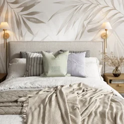 Plug-in Cotton Shade Wall Light