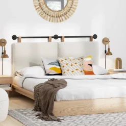 Plug-in Metal Wall Lights Brass (Set of 2)