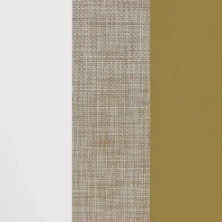 Rattan, Wood & Metal 3-Drawer Dressers White (Set of 2)