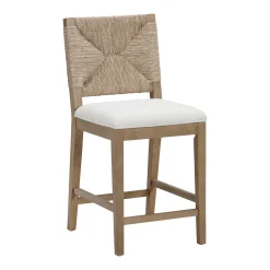 Seagrass Counter Height Bar Stools Light Brown (Set of 4)