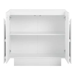Wood Arched TV Console Stand for TVs up to 100