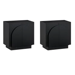 Wood Arched TV Console Stand for TVs up to 65