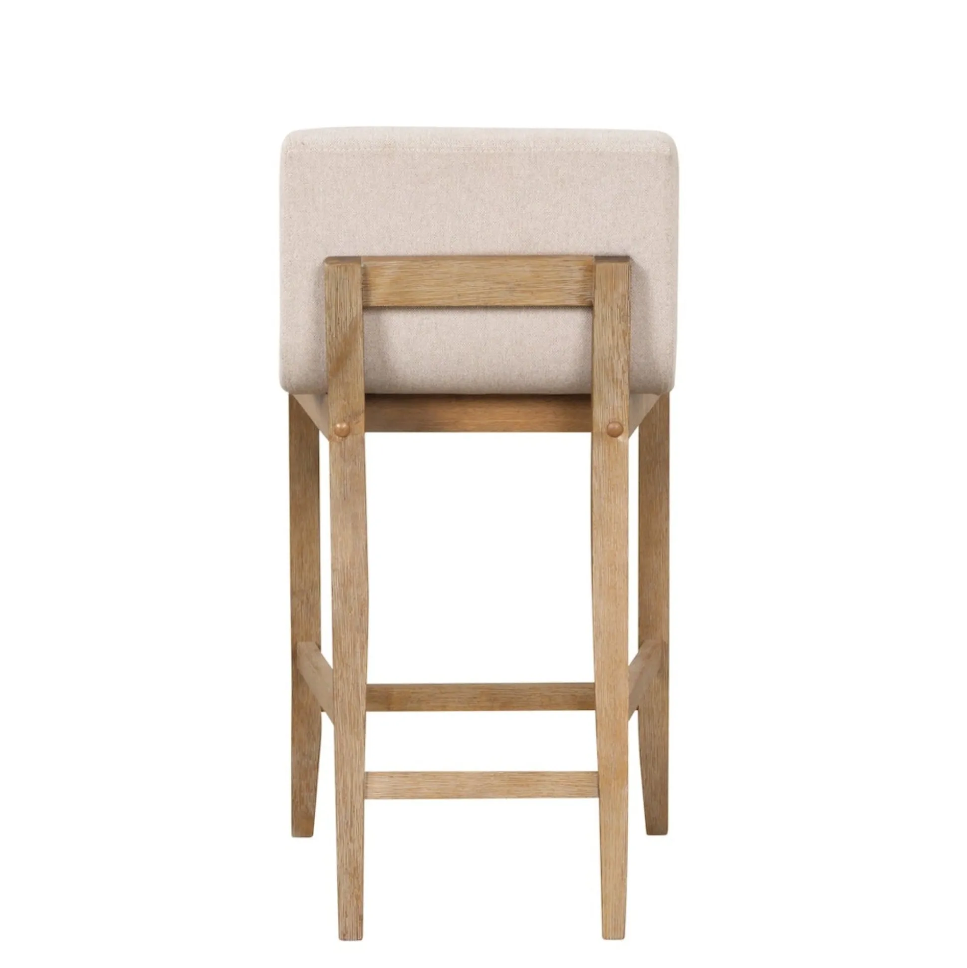 Wood Counter Height Bar Stools Light Brown (Set of 4)