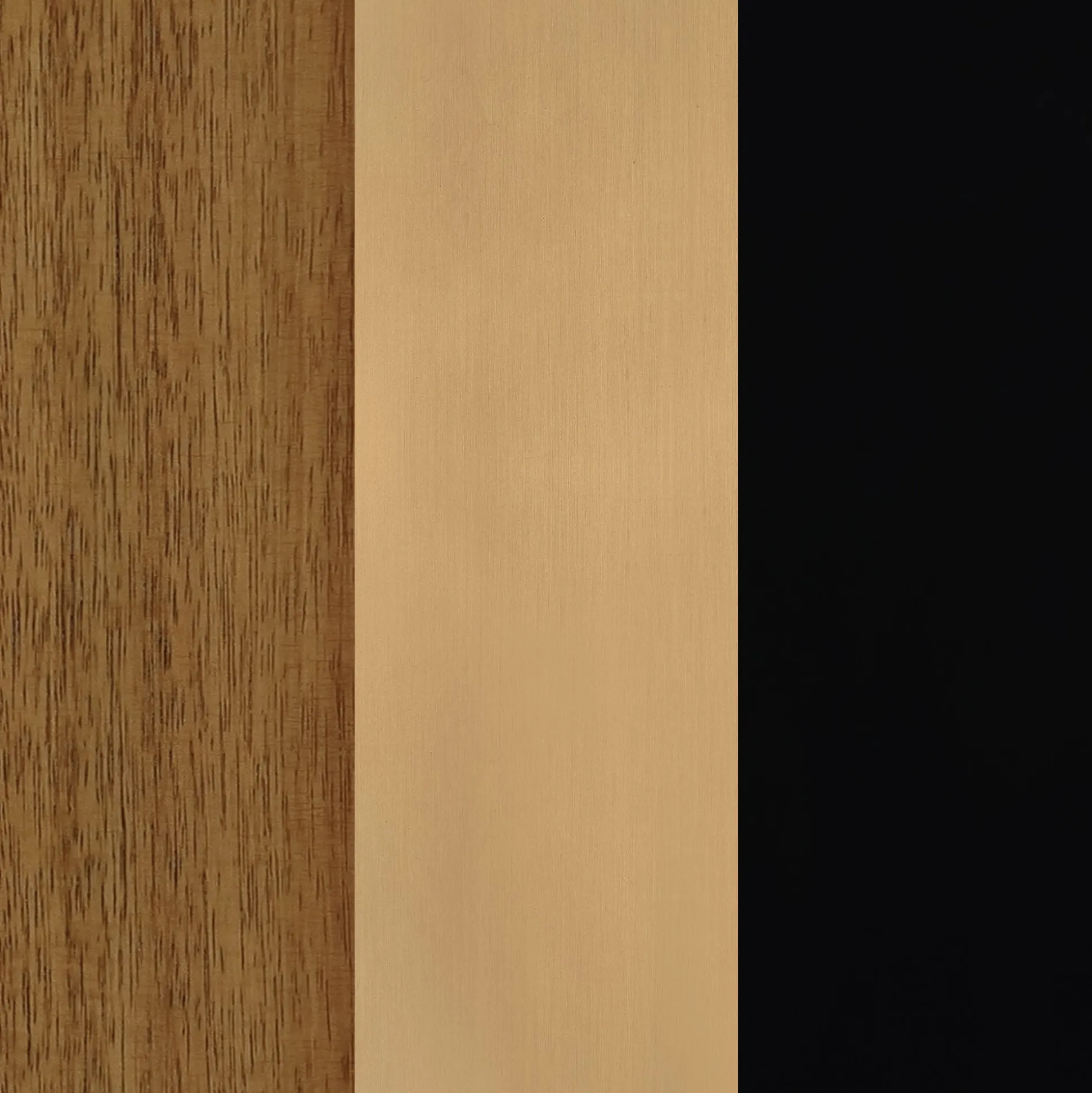 Wooden 2 Dressers and 2 Nightstands Set Light Acacia/Black