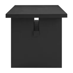 Wood Modern Farmhouse Dining Table Black Oak