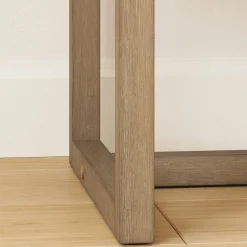 Wood Modern Farmhouse Nightstand with Drawer