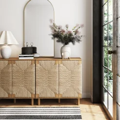 Wood TV Console for TVs up to 65