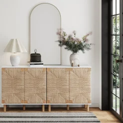 Wood TV Console for TVs up to 65