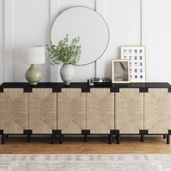Wood TV Console for TVs up to 75