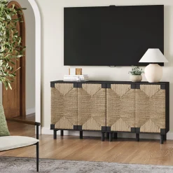 Wood TV Console for TVs up to 65