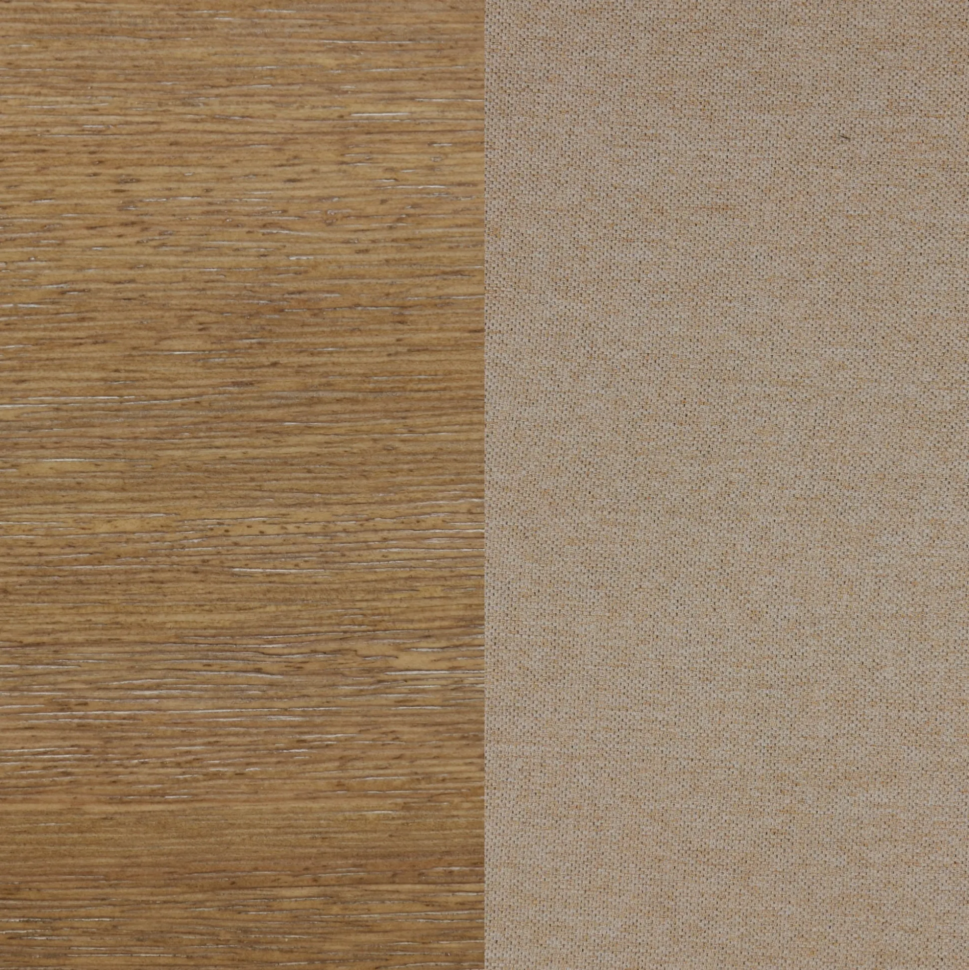 Wood Upholstered Dining Chair Brushed Light Brown Flax (Set of 2)