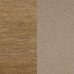 Wood Upholstered Dining Chair Brushed Light Brown Flax